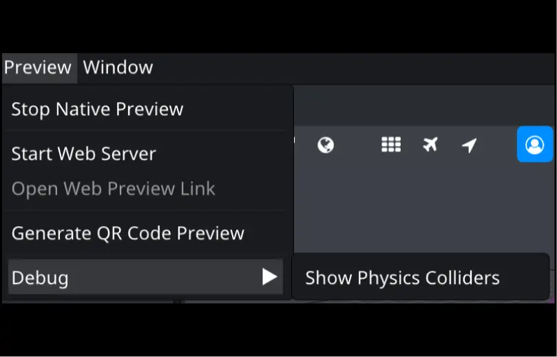 Enable the Physics collider
